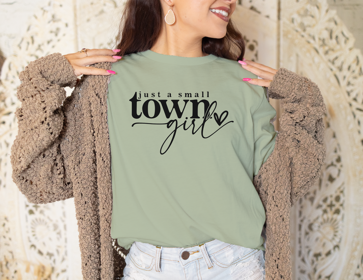 Just A Small Town Girl T-Shirt Cotton 131