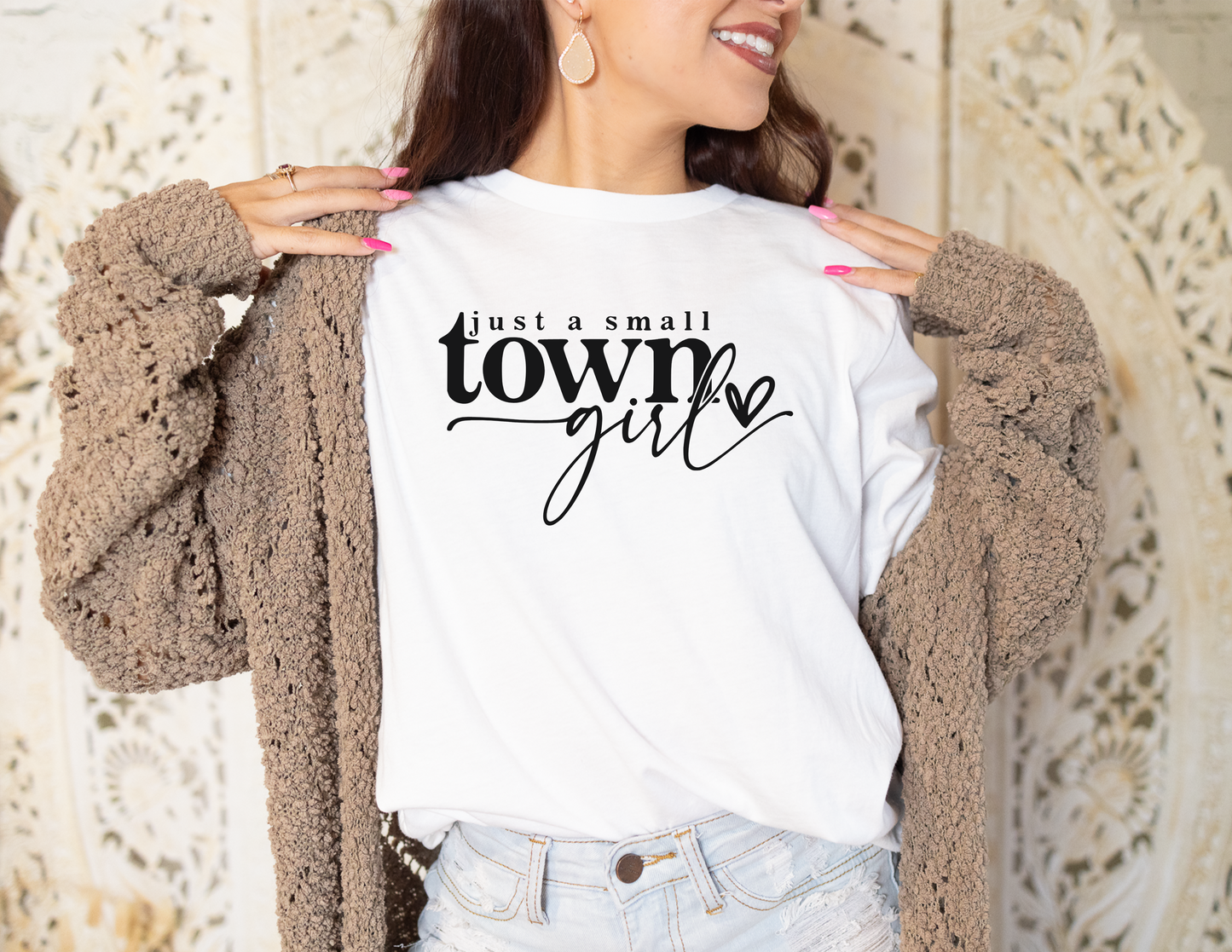 Just A Small Town Girl T-Shirt Cotton 131