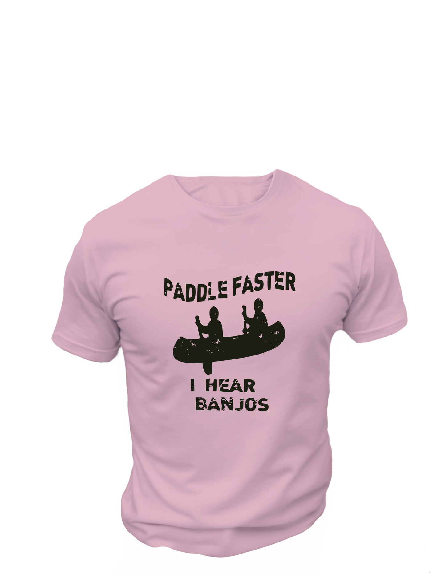 Paddle Faster I hear Banjos T-Shirt, Funny Tee Shirt , Great gift Idea, Cotton 0156