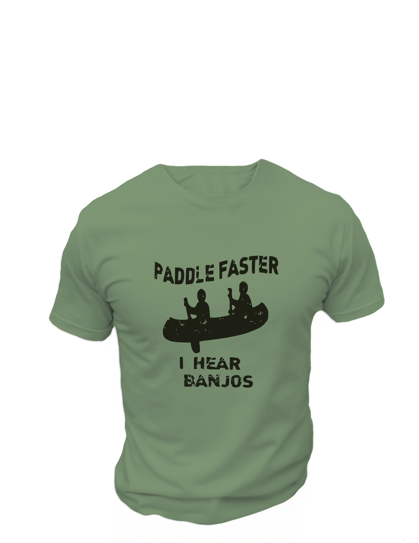 Paddle Faster I hear Banjos T-Shirt, Funny Tee Shirt , Great gift Idea, Cotton 0156