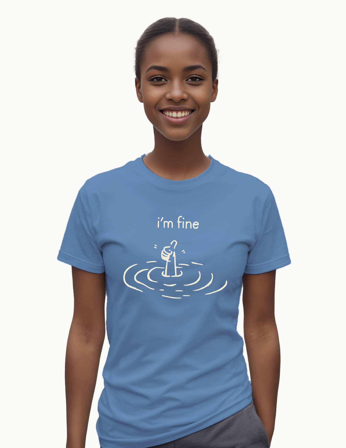 I'M Fine T-Shirt, Funny T-Shirt, Great gift Idea, Cotton 0162