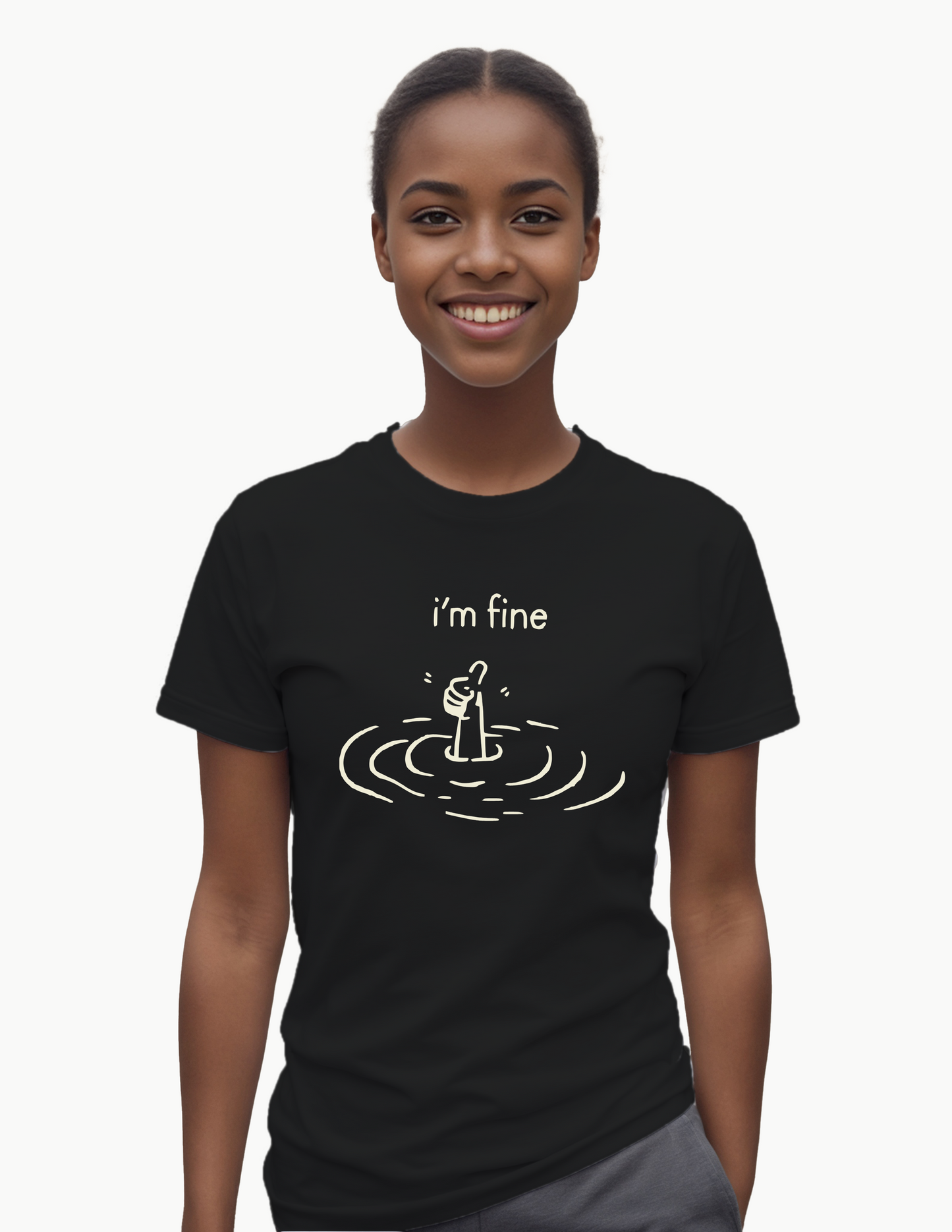 I'M Fine T-Shirt, Funny T-Shirt, Great gift Idea, Cotton 0162