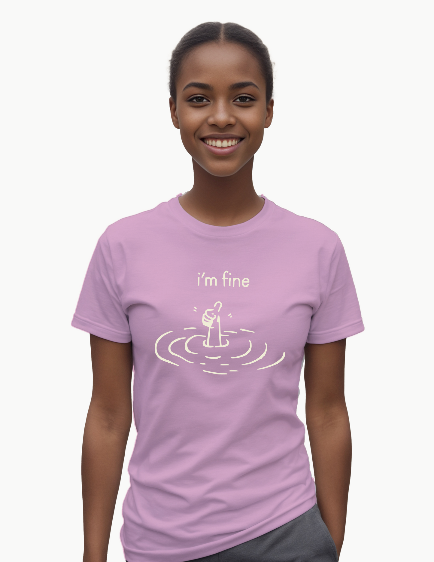 I'M Fine T-Shirt, Funny T-Shirt, Great gift Idea, Cotton 0162