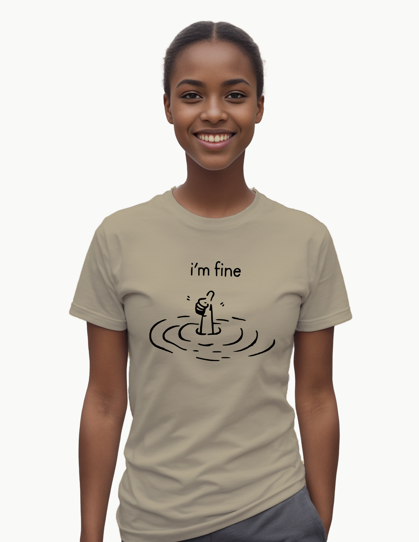 I'M Fine T-Shirt, Funny T-Shirt, Great gift Idea, Cotton 0162