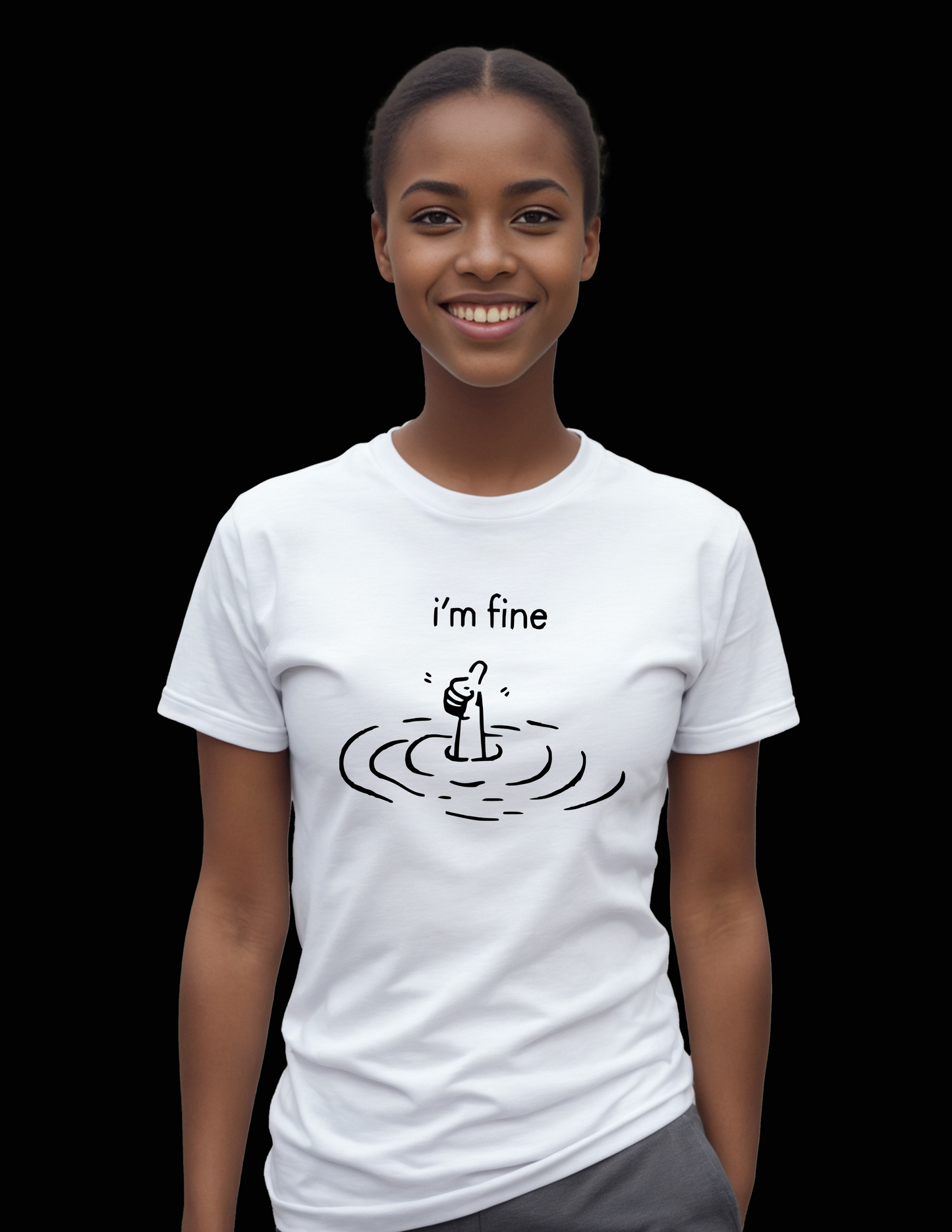 I'M Fine T-Shirt, Funny T-Shirt, Great gift Idea, Cotton 0162