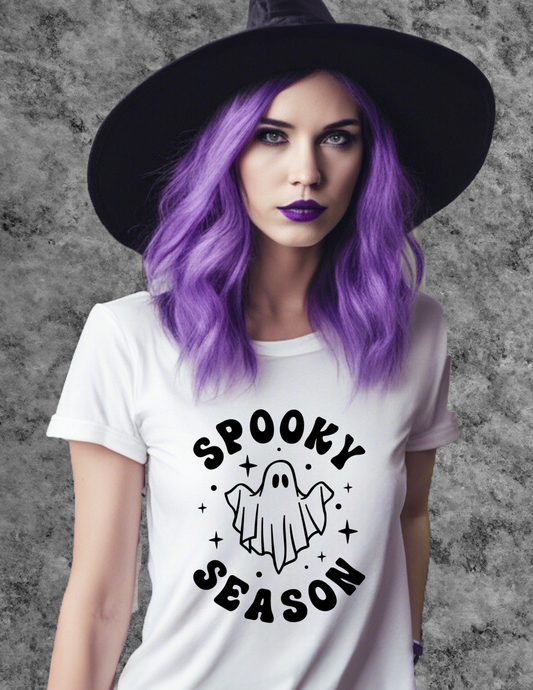 Spooky Season T-Shirt, Halloween, 0174 Cotton