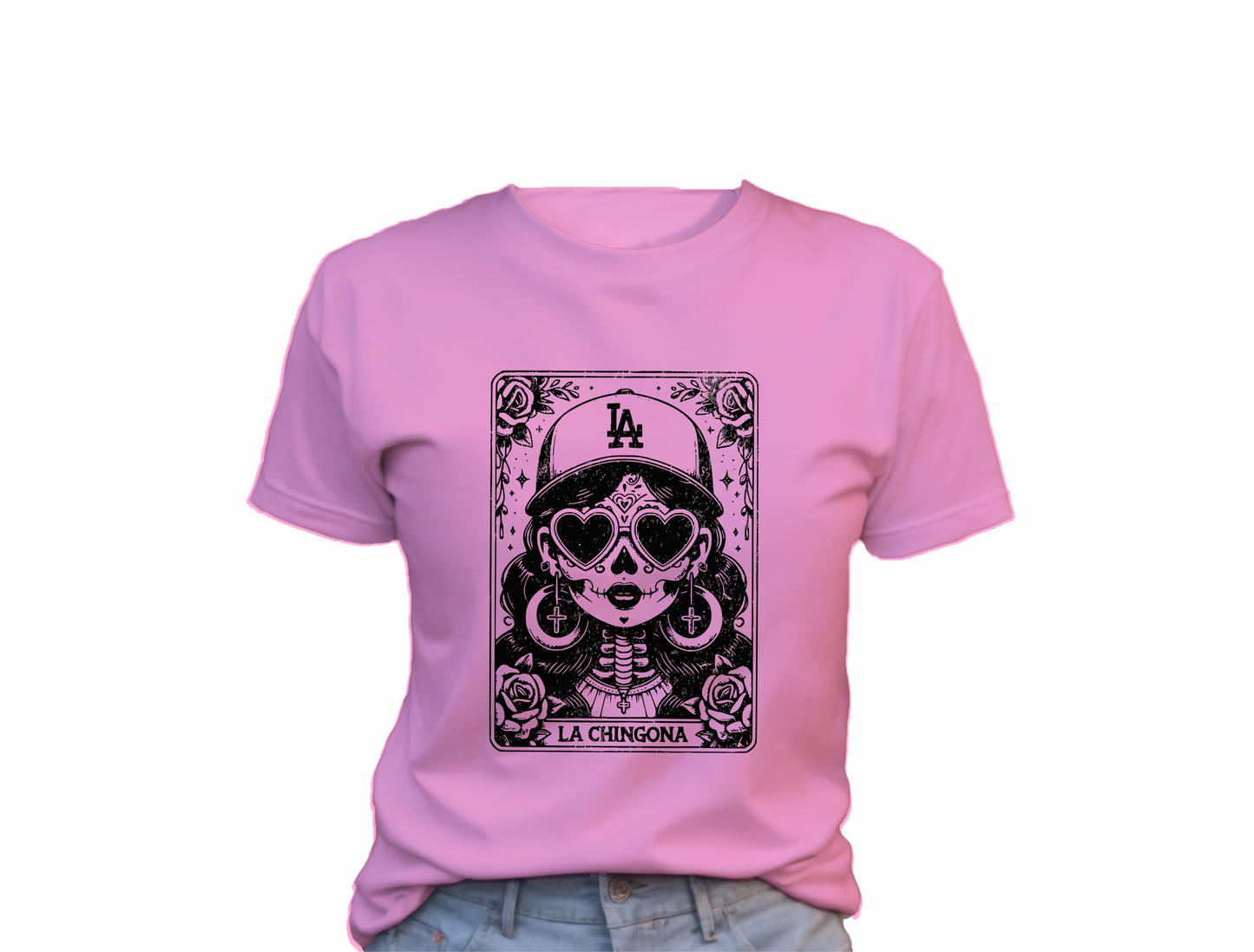 La Chingona Tarro Card T-Shirt,  0182 Polyester