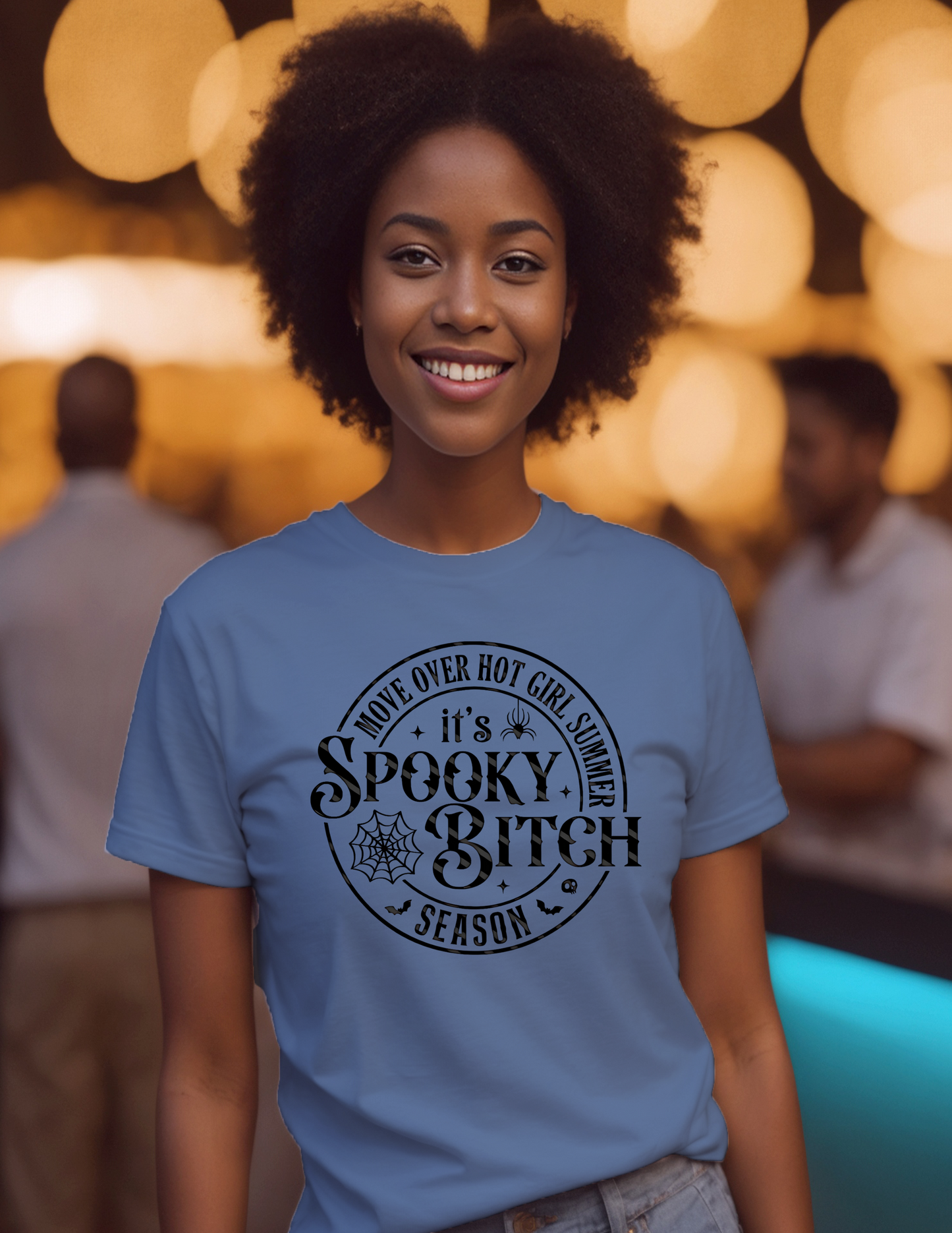 Move Over Hot Girl Summer, it's Spooky B**ch Season T-Shirt 0188 Cotton