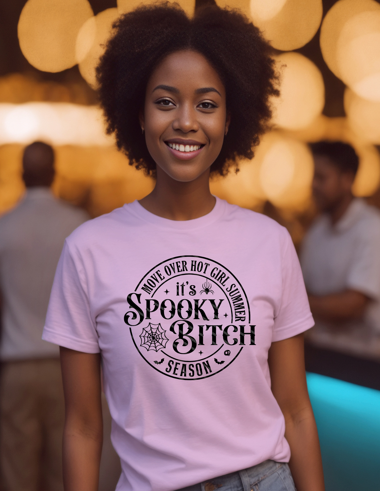 Move Over Hot Girl Summer, it's Spooky B**ch Season T-Shirt 0188 Cotton