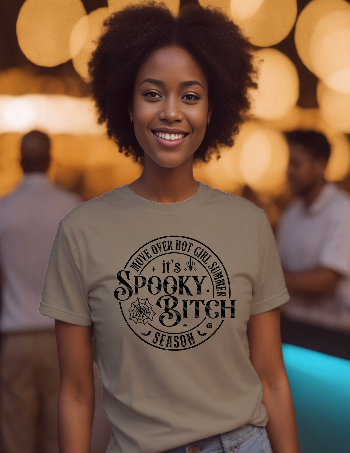 Move Over Hot Girl Summer, it's Spooky B**ch Season T-Shirt 0188 Cotton