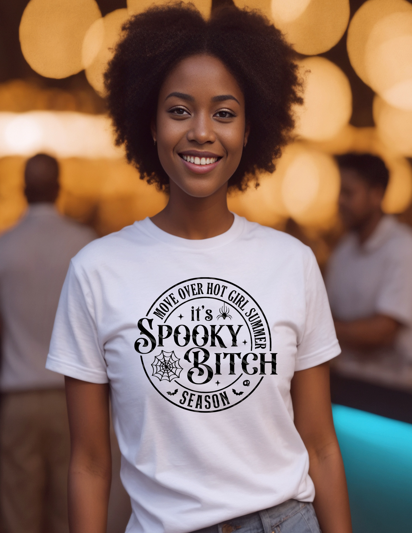 Move Over Hot Girl Summer, it's Spooky B**ch Season T-Shirt 0188 Cotton