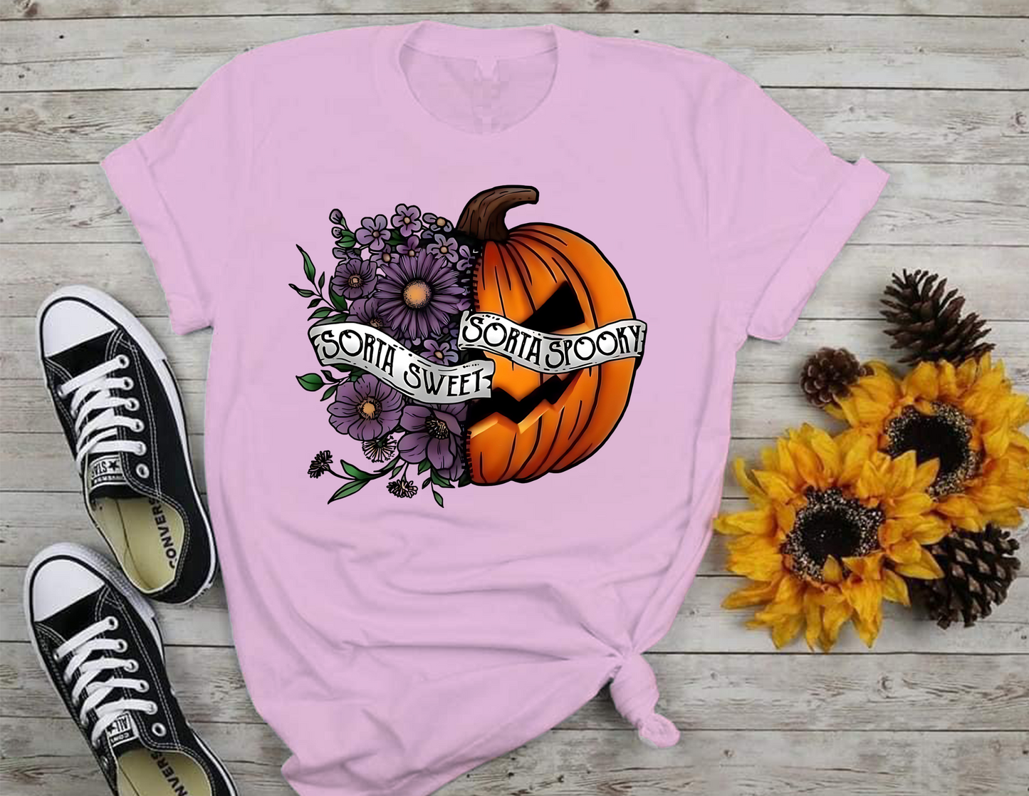 Sorta Sweet Sorta Spooky T-Shirt 0194 Cotton