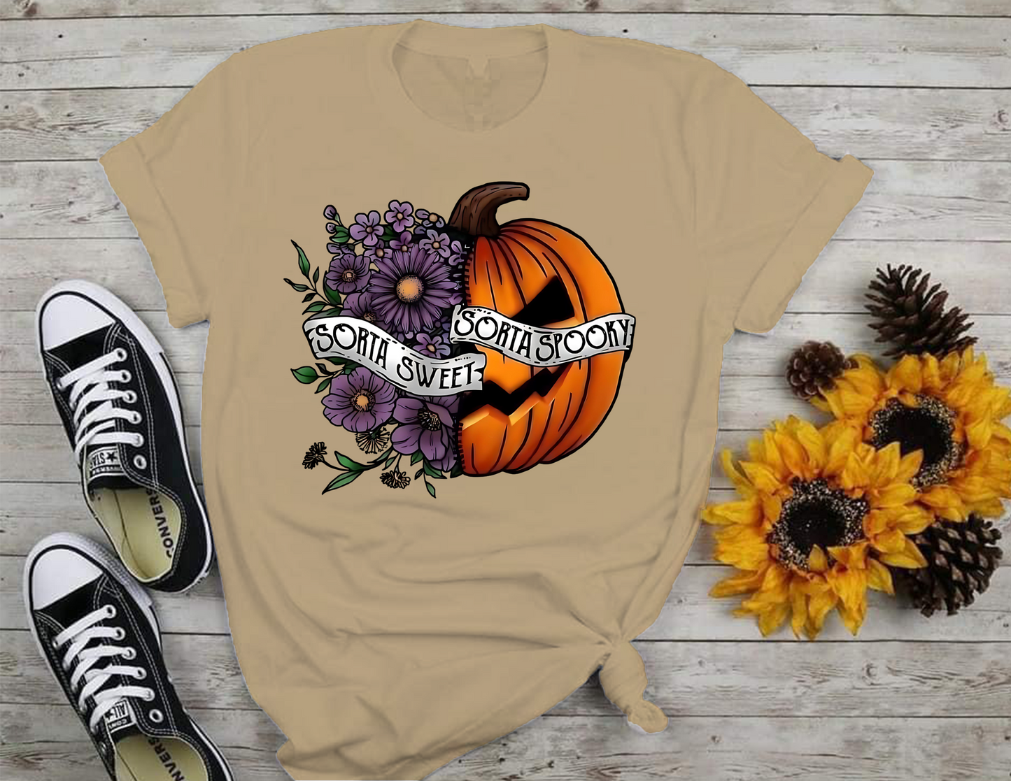 Sorta Sweet Sorta Spooky T-Shirt 0194 Cotton