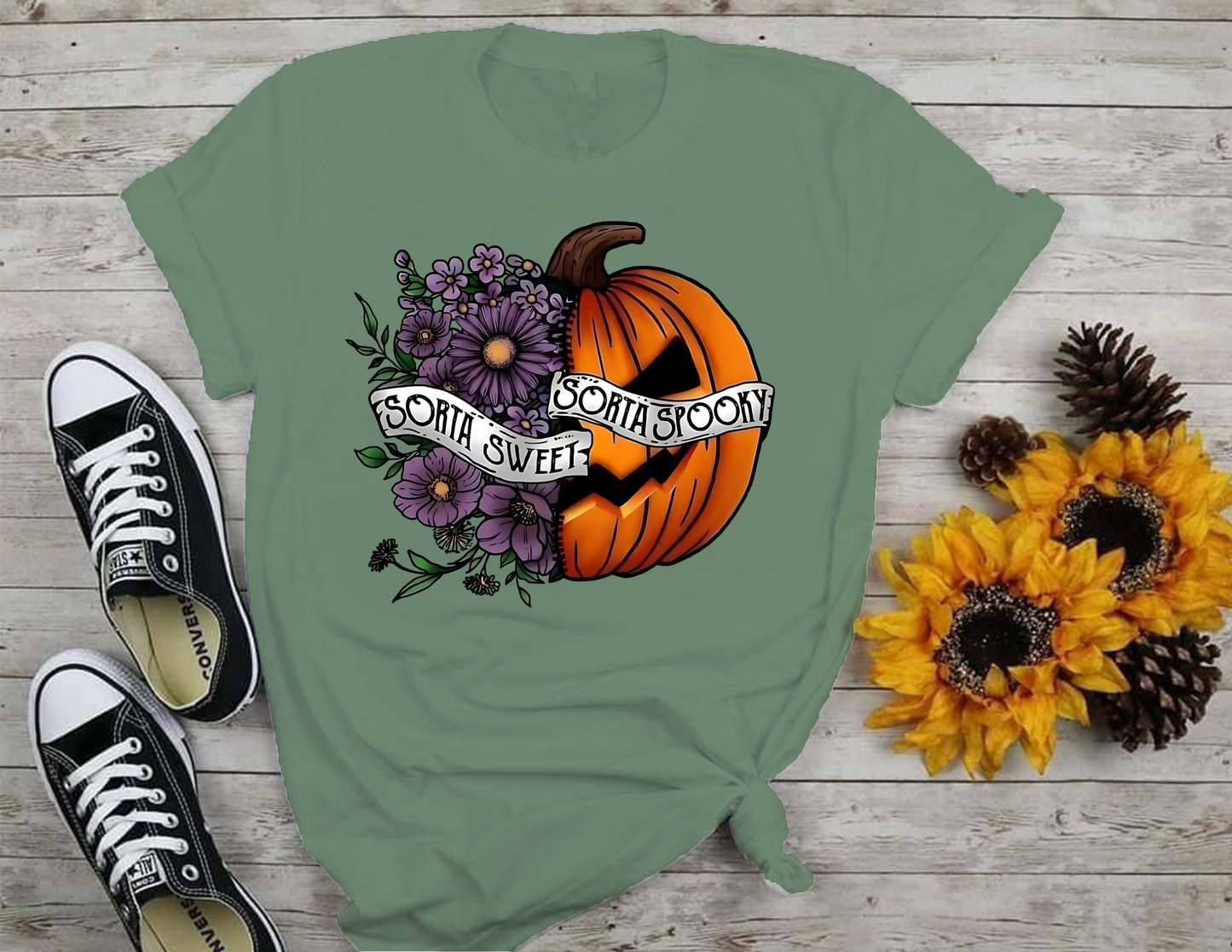 Sorta Sweet Sorta Spooky T-Shirt 0194 Cotton