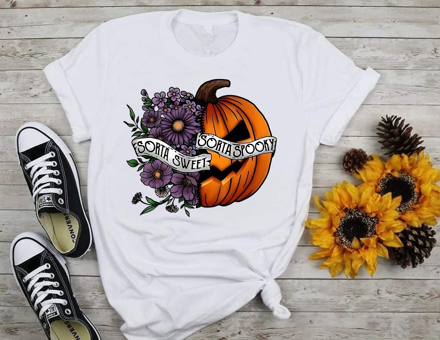 Sorta Sweet Sorta Spooky T-Shirt 0194 Cotton