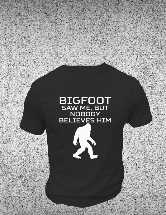 BIGFOOT Saw Me T-Shirt 0196 Cotton