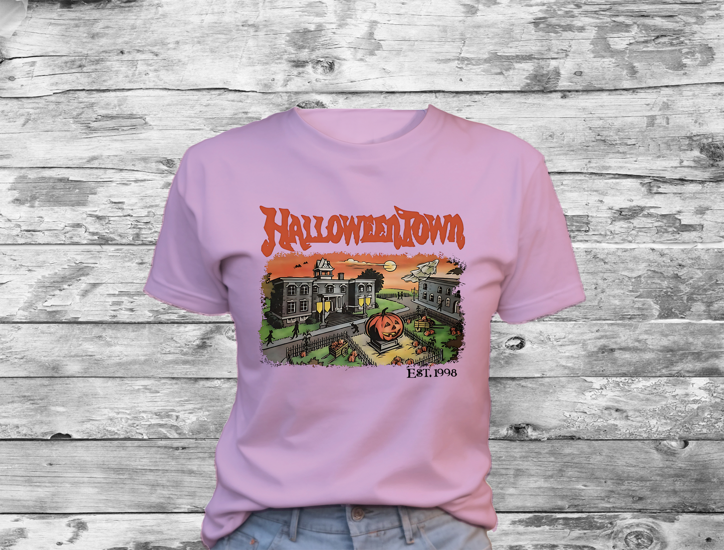 HalloweenTown T-Shirt 0208 Cotton