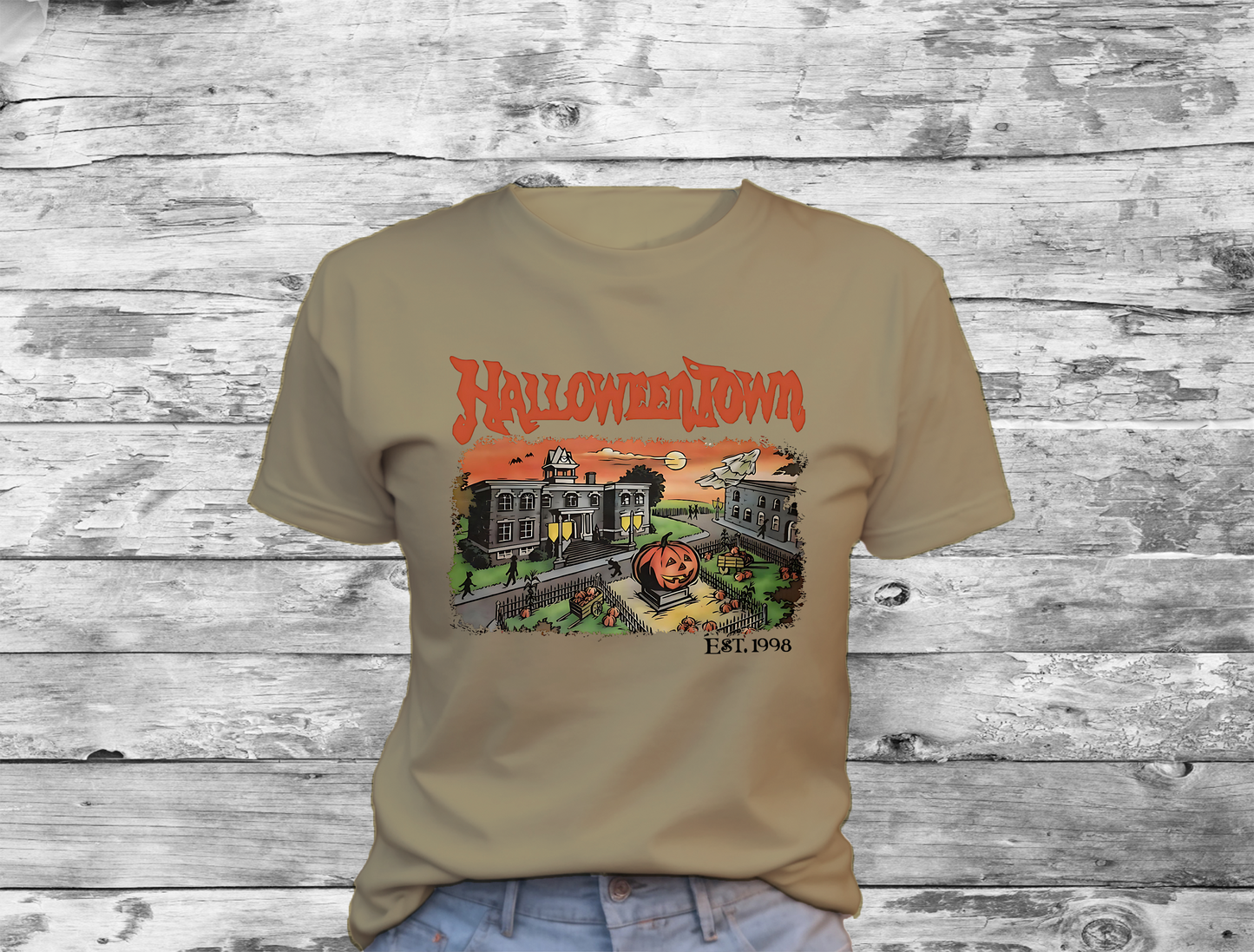 HalloweenTown T-Shirt 0208 Cotton