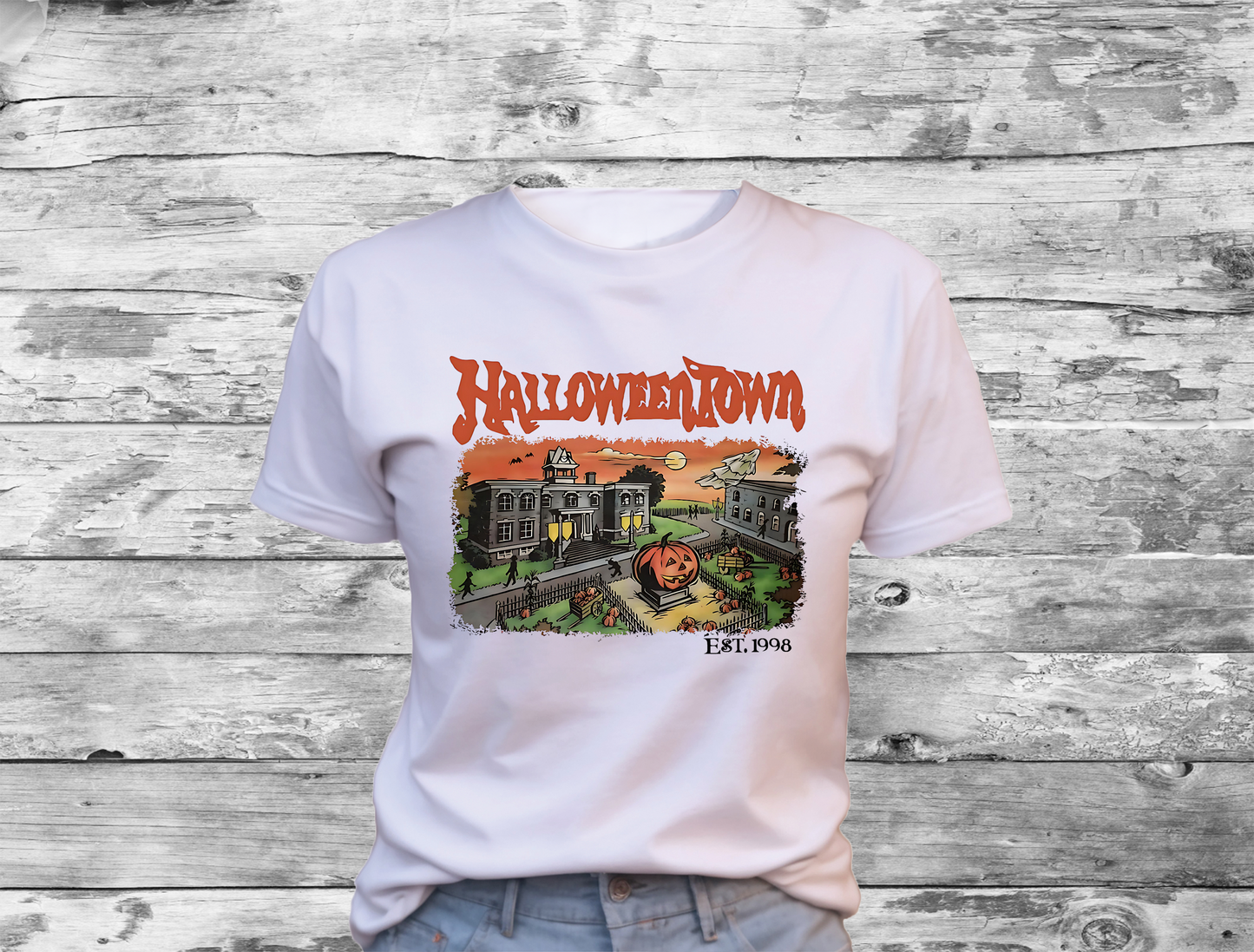 HalloweenTown T-Shirt 0208 Cotton