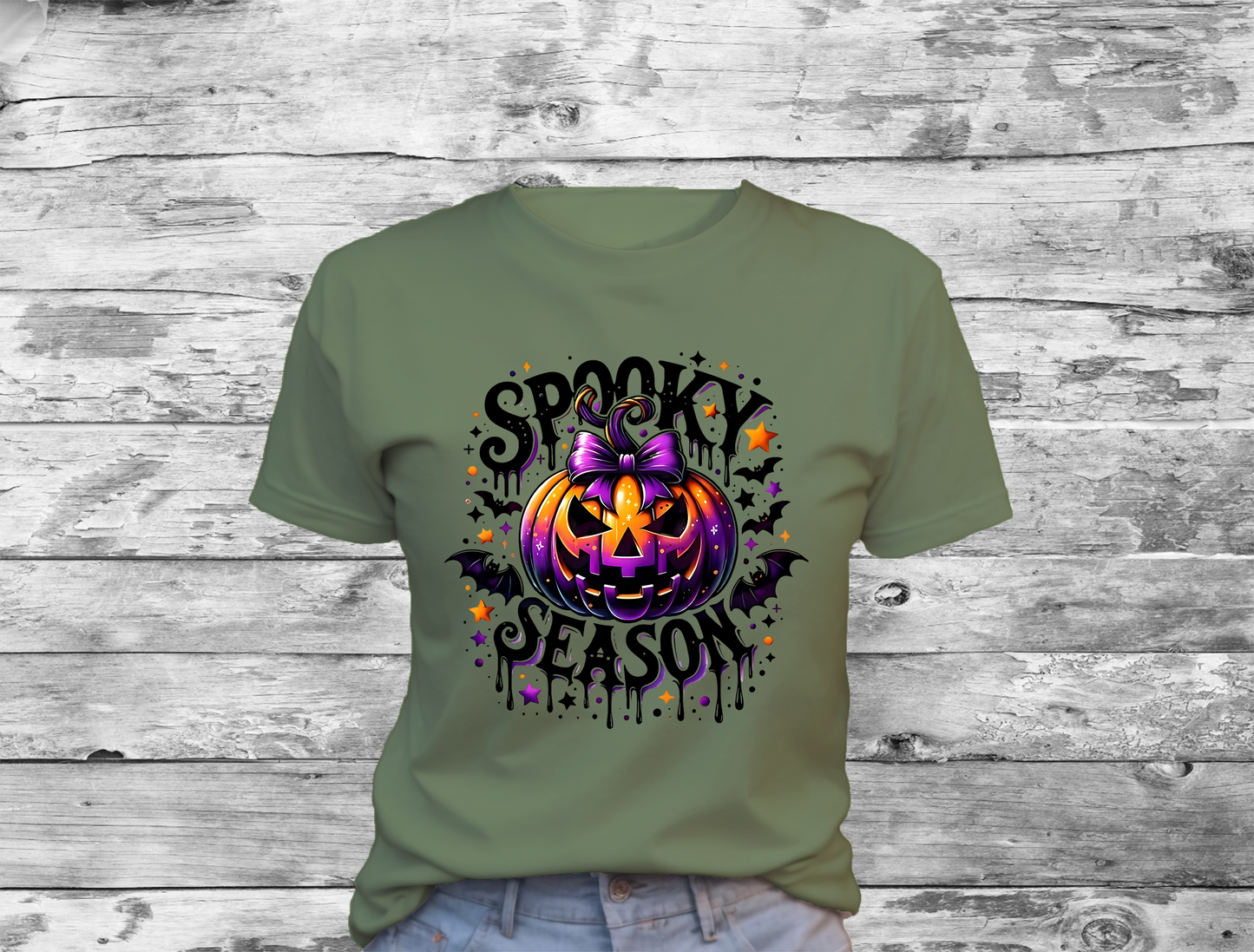 Spooky Season T-Shirt, Halloween, 0216 Cotton