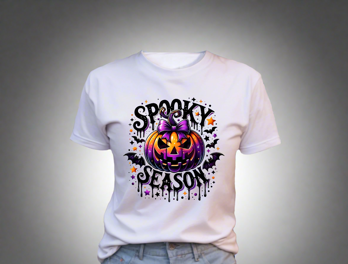 Spooky Season T-Shirt, Halloween, 0216 Cotton