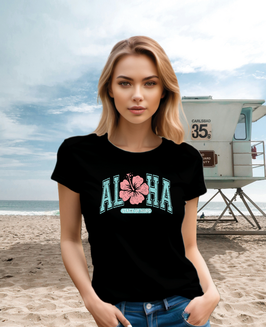 ALOHA State of Mind T-Shirt 0021 Cotton