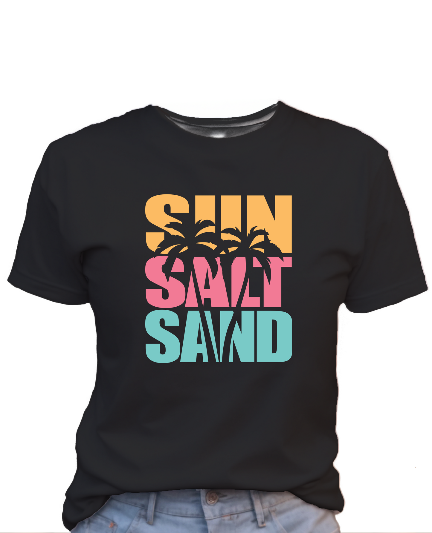 Sun Salt Sand T-Shirt, Summer T-Shirt, Great gift Idea, Cotton 0022