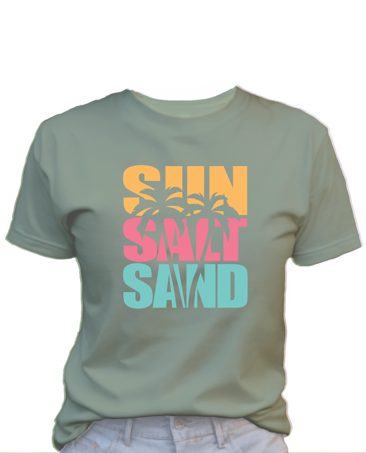 Sun Salt Sand T-Shirt, Summer T-Shirt, Great gift Idea, Cotton 0022