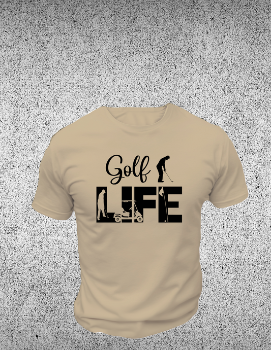 Golf Life  T-Shirt, 0230 Cotton