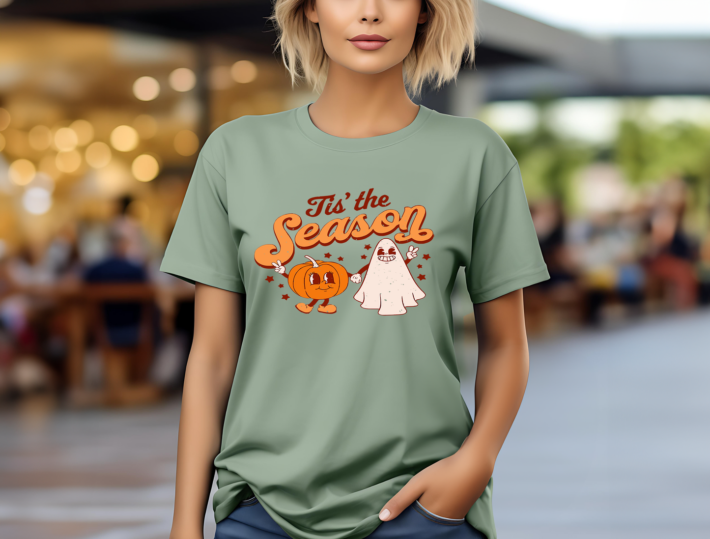 Tis The Season T-Shirt, Halloween, 0234 Cotton