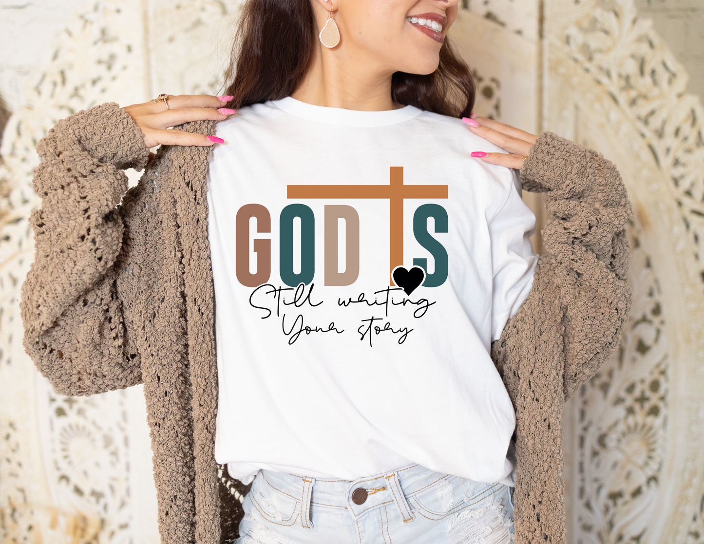 God Is Still Writing Your Story T-Shirt, Great gift Idea, 0002 Cotton