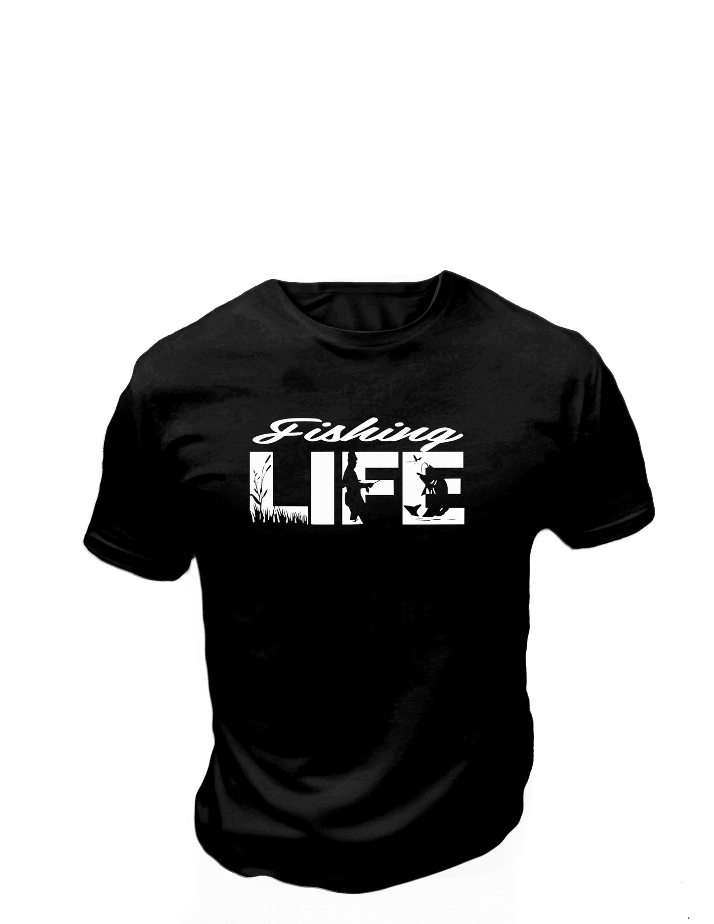 Fishing Life T-Shirt, Great gift Idea, 0083 Cotton