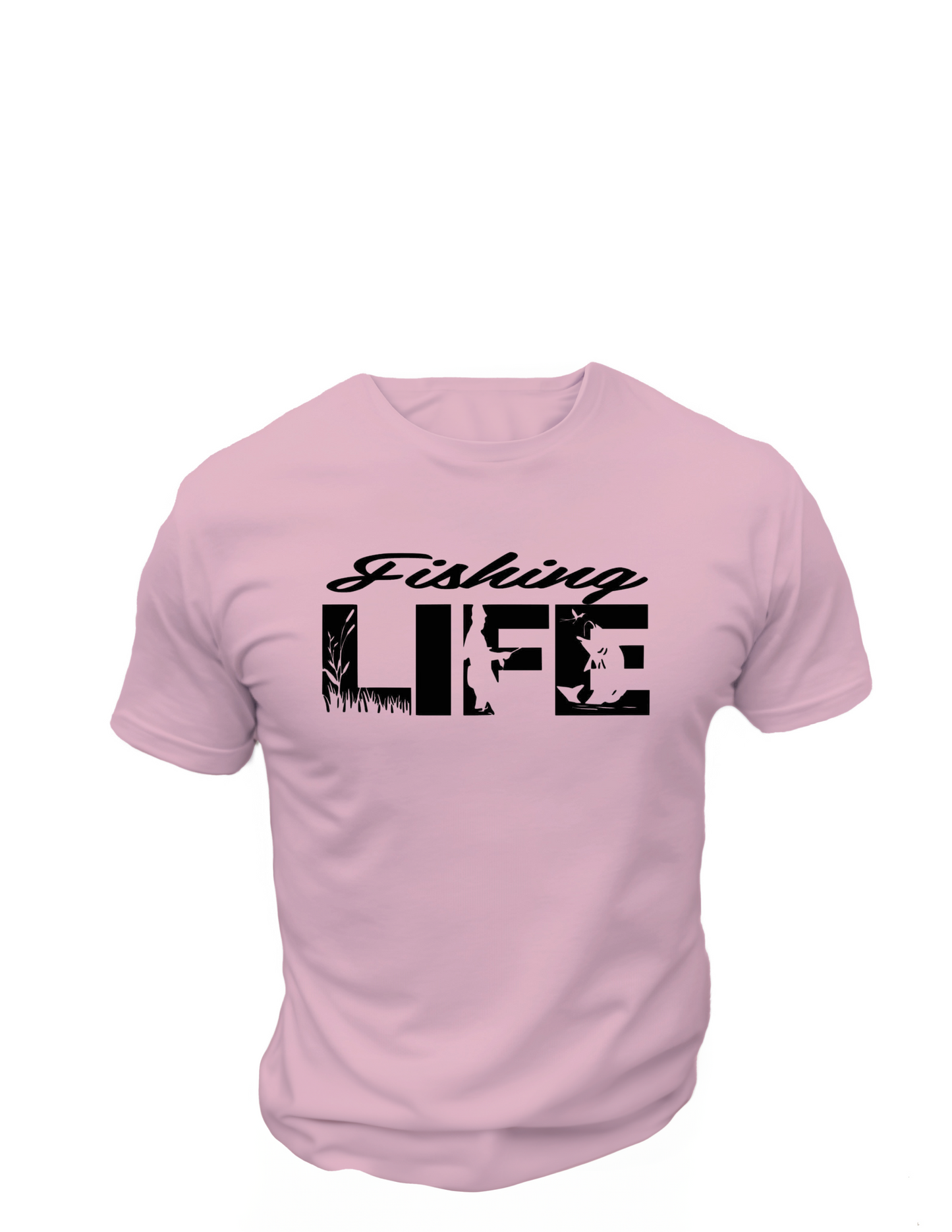 Fishing Life T-Shirt, Great gift Idea, 0083 Cotton