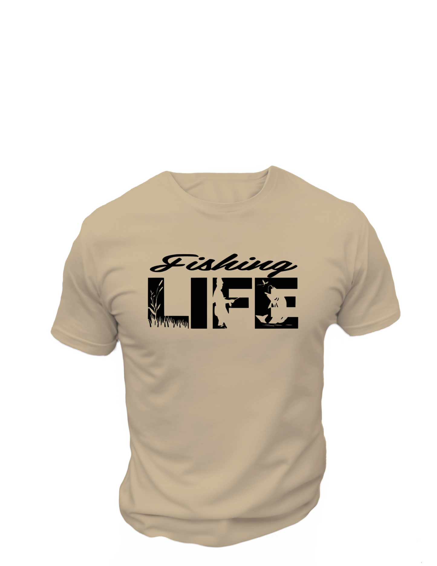 Fishing Life T-Shirt, Great gift Idea, 0083 Cotton