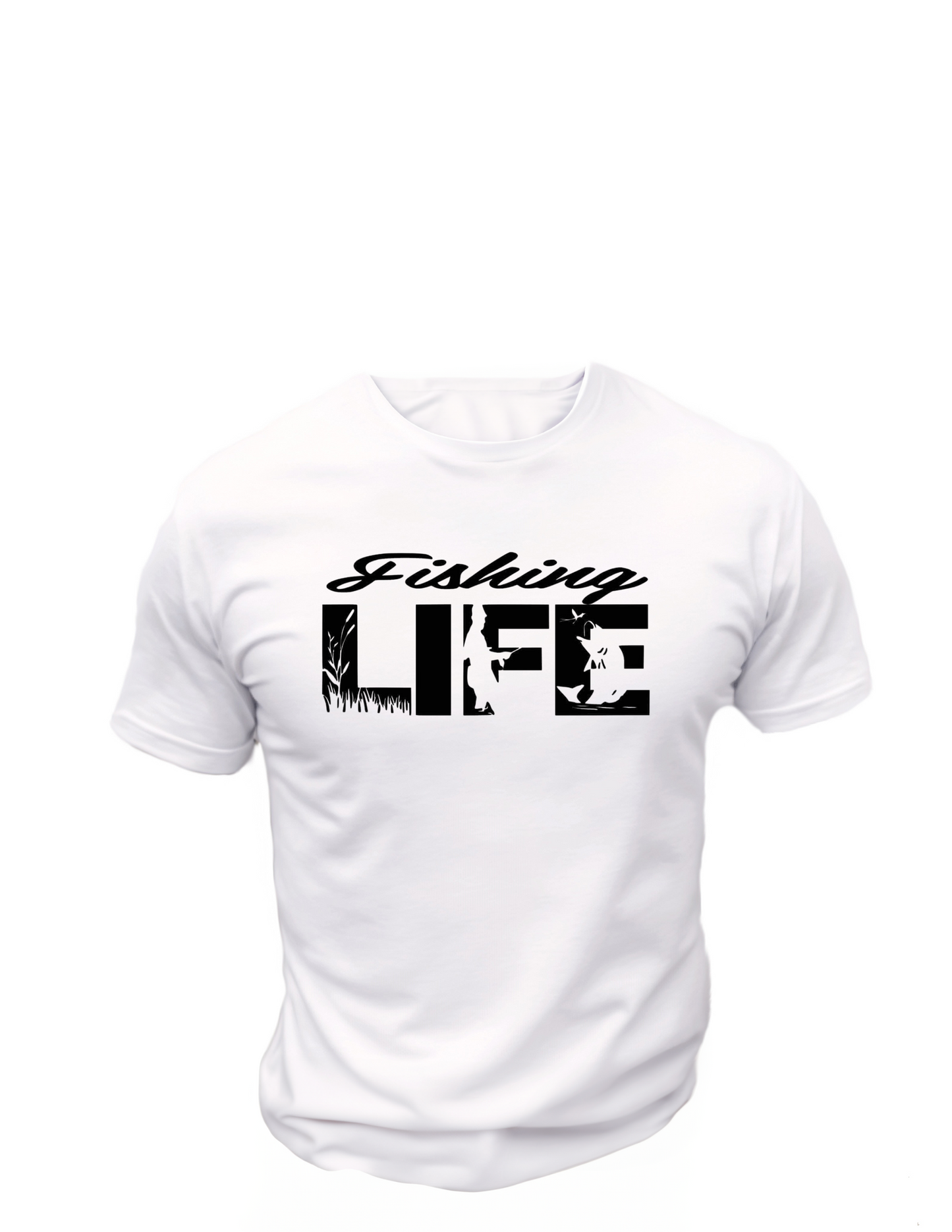 Fishing Life T-Shirt, Great gift Idea, 0083 Cotton