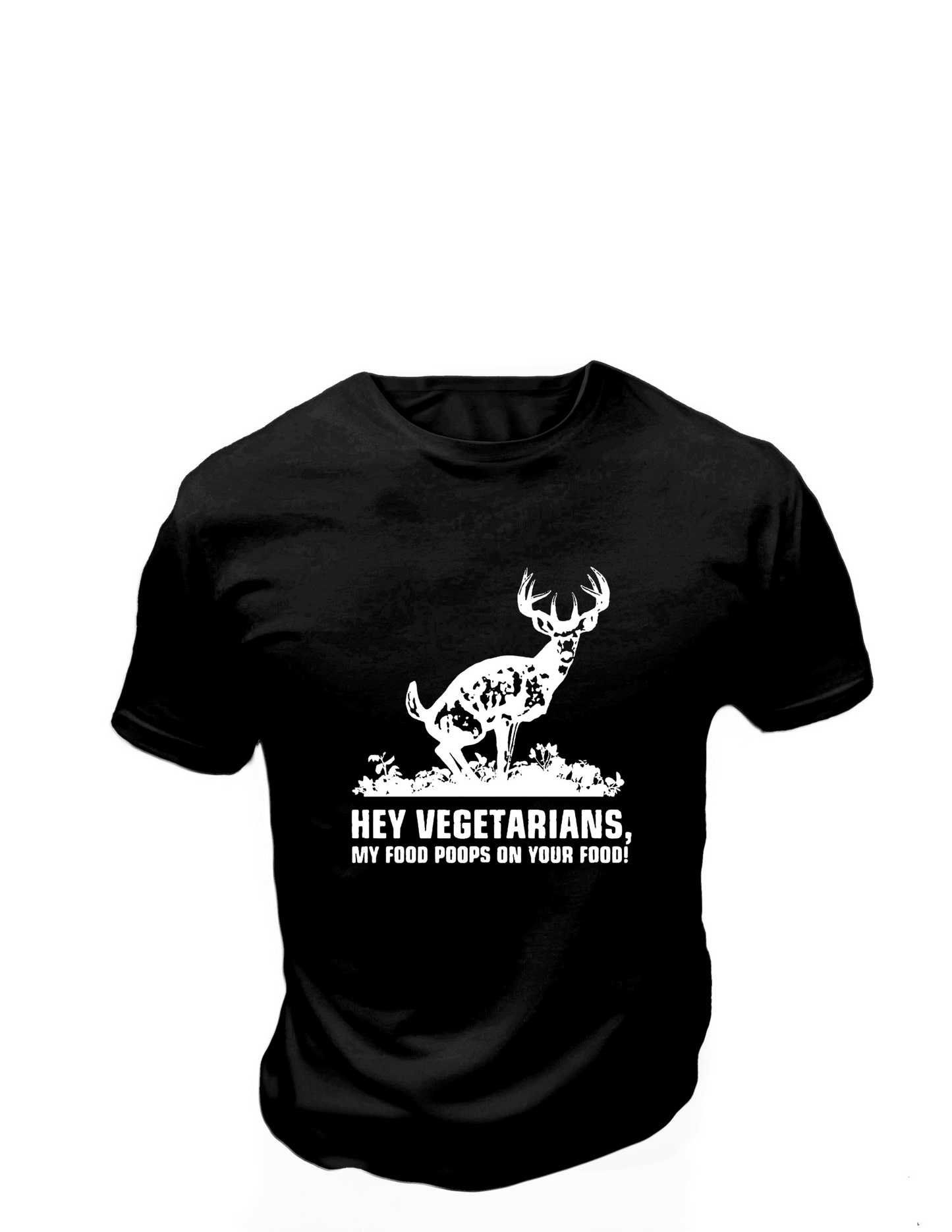 Hey Vegetarians, Funny Tee Shirt , Great gift Idea, 0090 Cotton