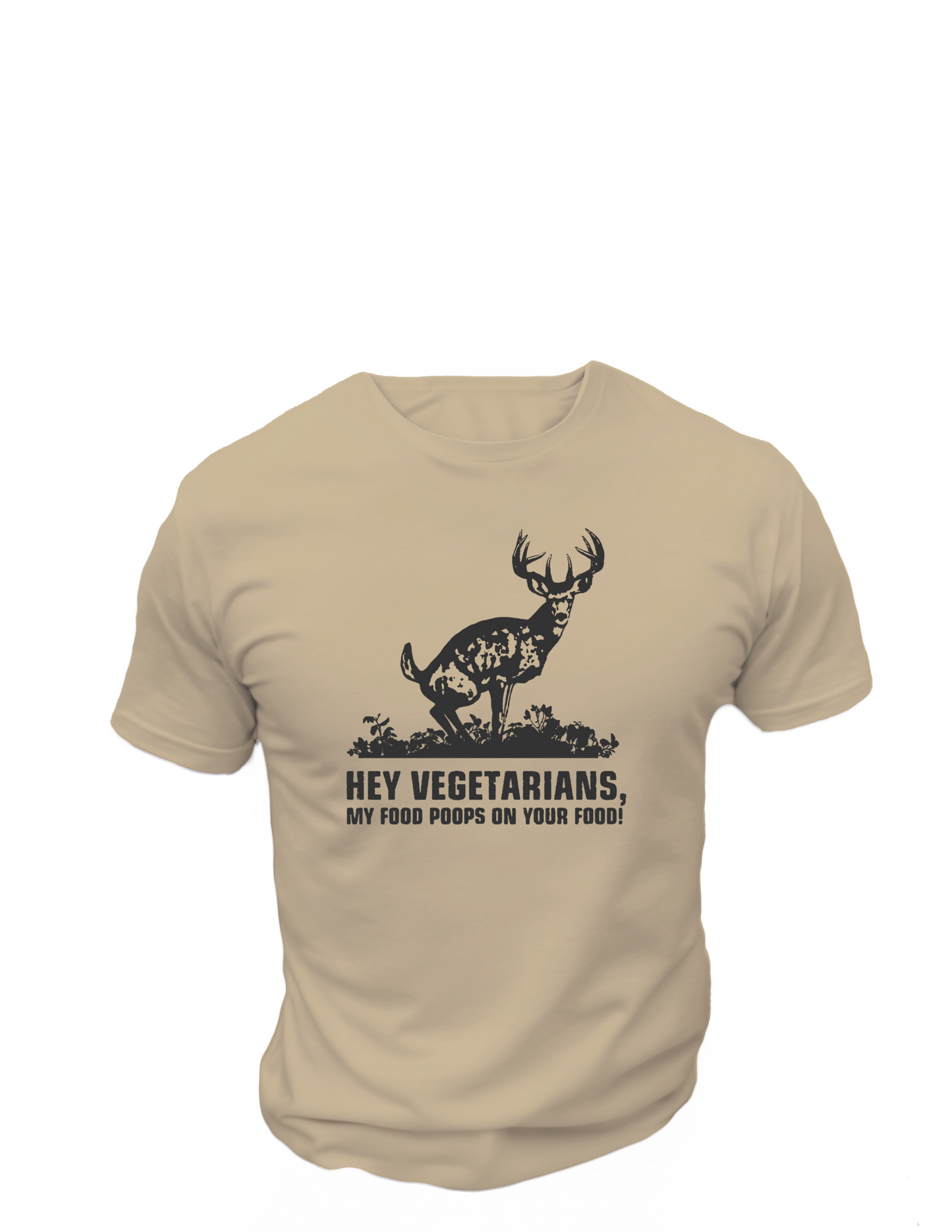 Hey Vegetarians, Funny Tee Shirt , Great gift Idea, 0090 Cotton