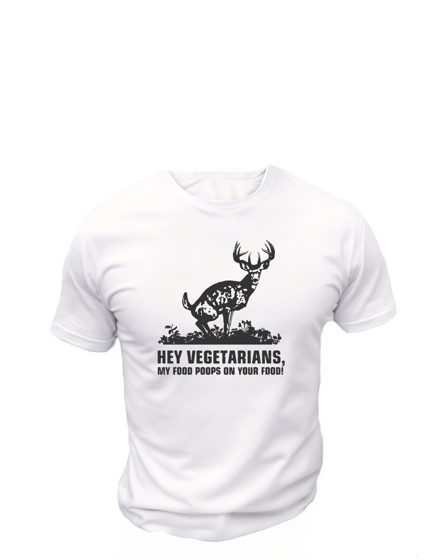 Hey Vegetarians, Funny Tee Shirt , Great gift Idea, 0090 Cotton