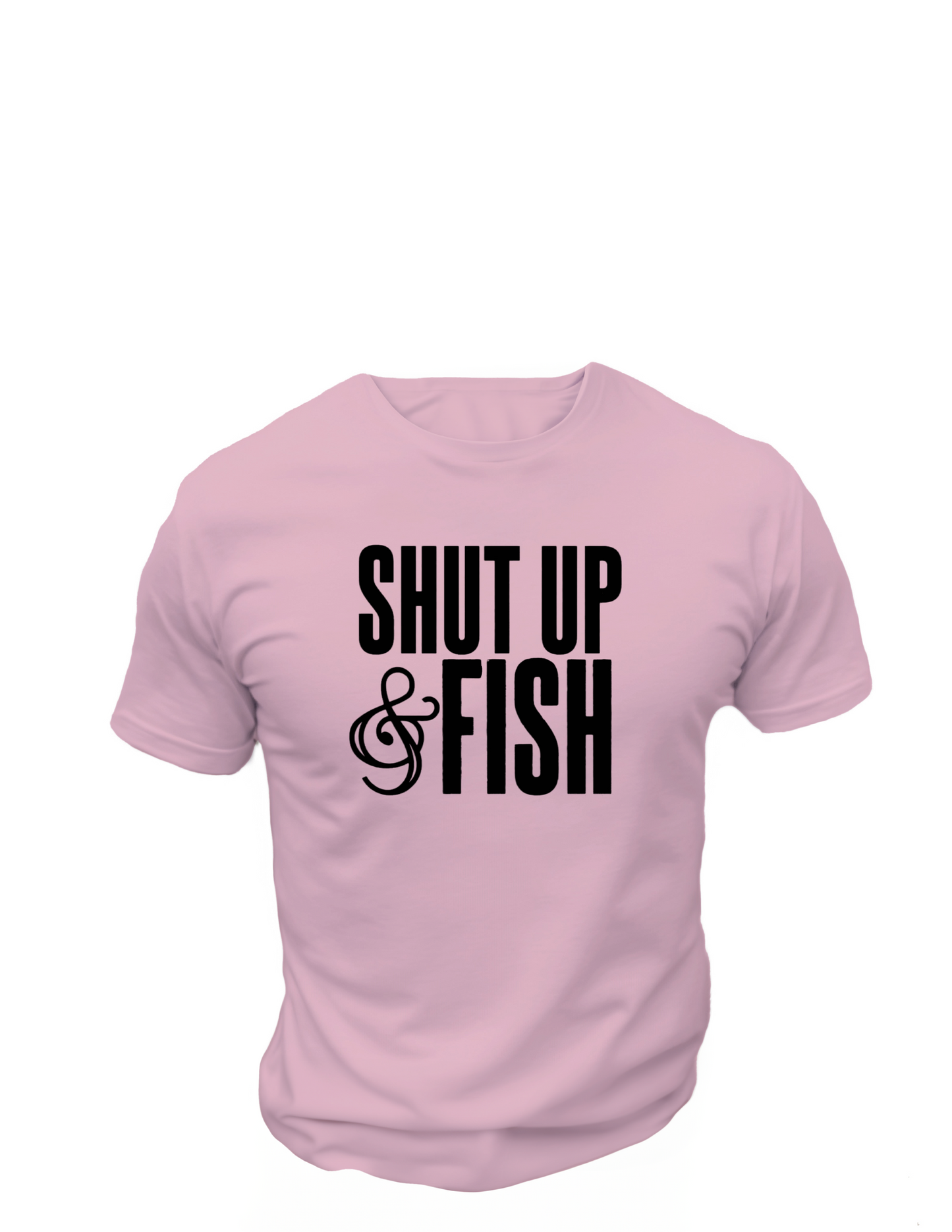 Shut Up and Fish T-Shirt, Funny T-Shirt Great gift Idea, Cotton 0092