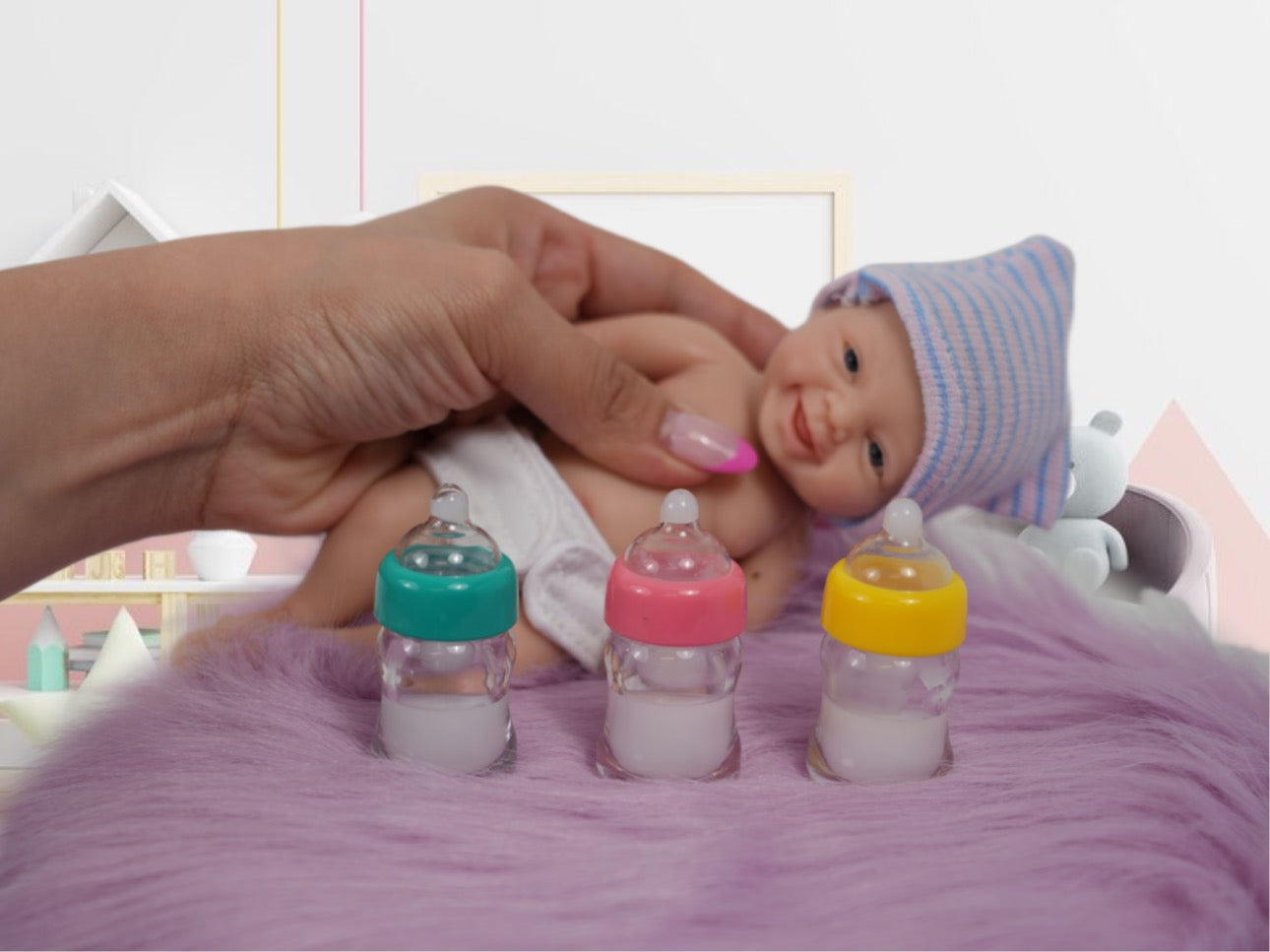 Reborn Mini Magic Milk Bottle for Reborn dolls