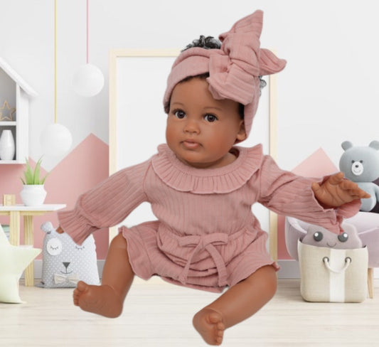Baby Long Sleeve Romper with matching Headband 0-3 Month