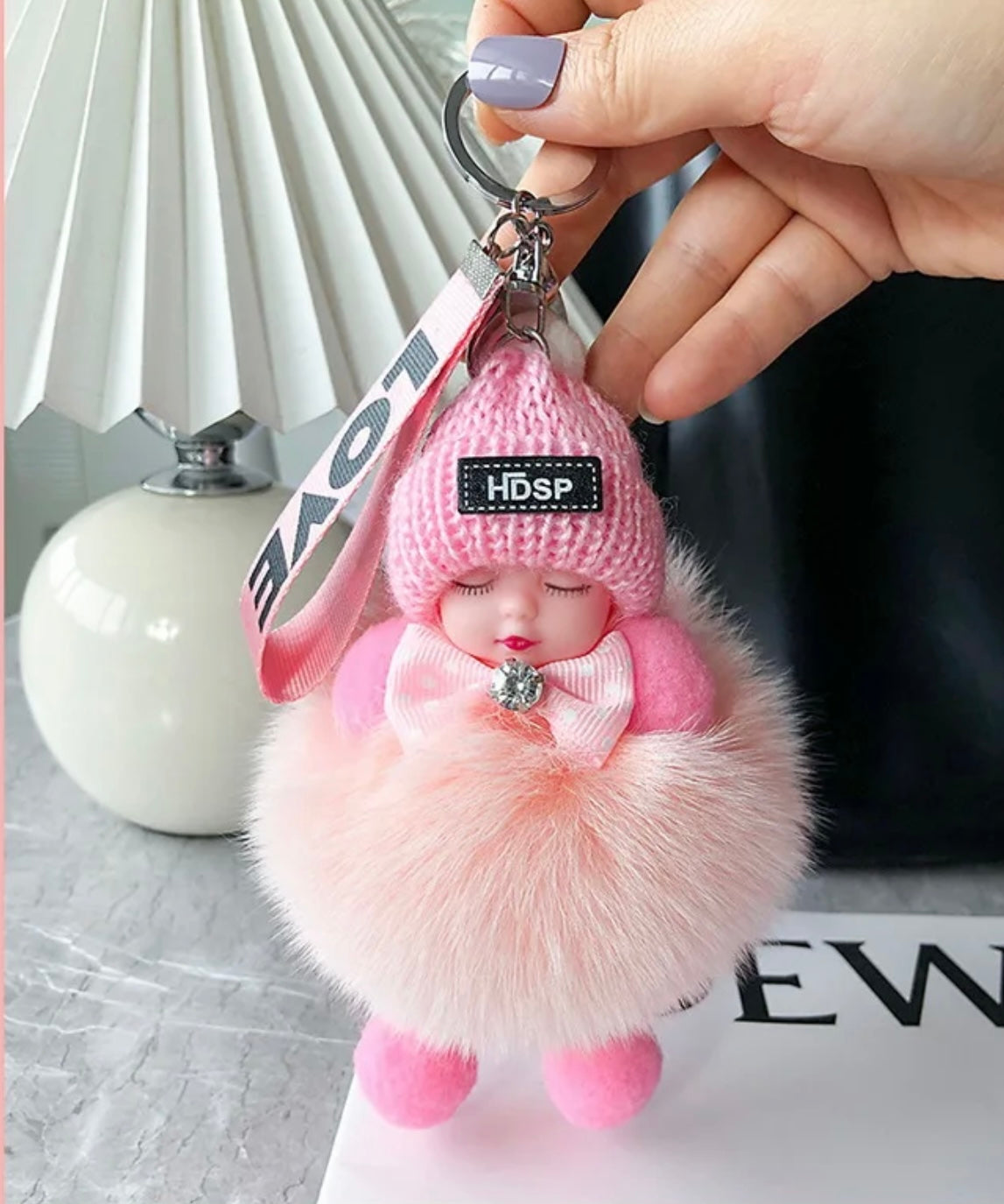 Cute Fashion Sleeping Doll Keychain – Shop Faviola