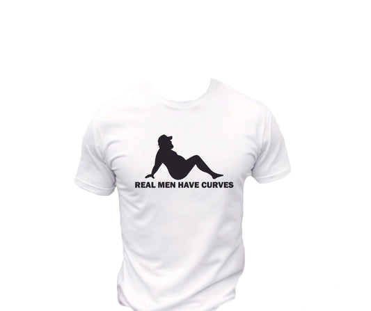 Real Men Have Curves T-Shirt, Funny Tee Shirt , Great gift Idea
