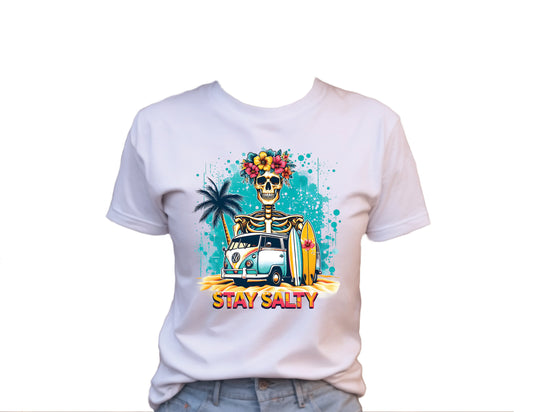 Stay Salty, Funny Cute Women's Graphic Shirt, Roommate Shirt, Gift for Wife, Gift for Her