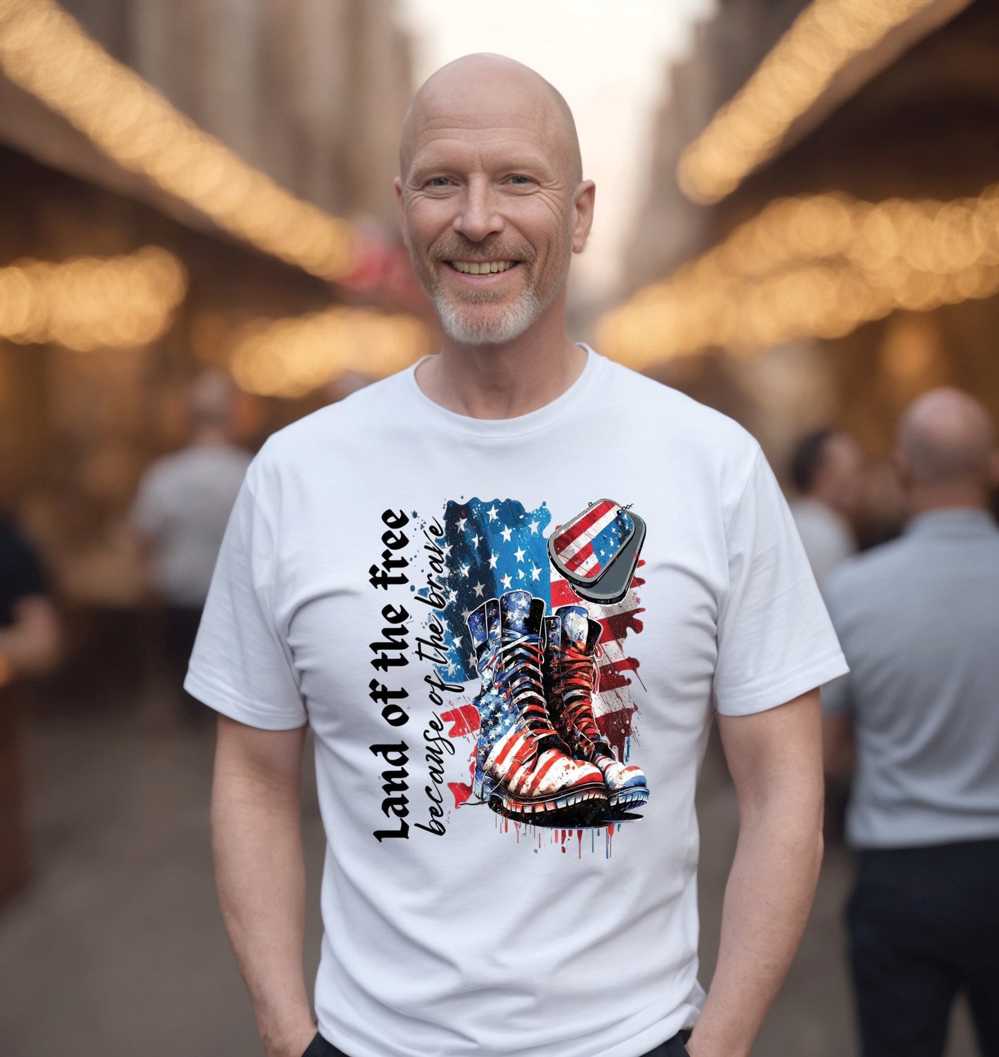 Land Of The Free Because Of The Brave T-Shirt, Funny Tee Shirt, Patriotic 0088