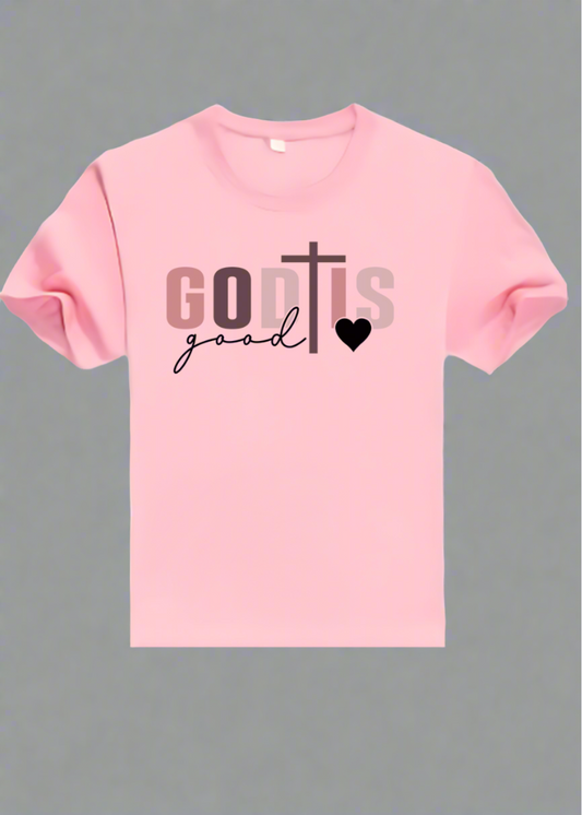 Christian | Religious T-Shirt God Is Good 0001 Polyester