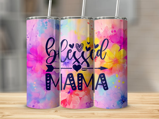 Blessed MAMA Stainless Steel Insulated Tumbler 20oz