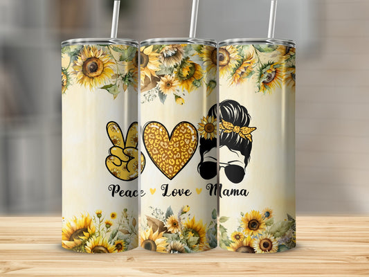 Peace/ Love/ MAMA 20oz Stainless Steel Insulated Tumblers